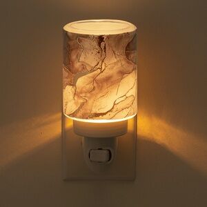 Scentsy Gold Cracked Marble Mini Warmer